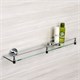 WASSERKRAFT Rhein K-6244 Полка стеклянная с бортиком, хром WASSERKRAFT 6244 - фото 277130