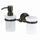 WASSERKRAFT Isar K-7389 Держатель стакана и дозатора, темная бронза WASSERKRAFT 7389 - фото 277162