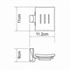 WASSERKRAFT Exter K-5229 Мыльница, светлая бронза WASSERKRAFT 5229 - фото 277209