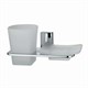 WASSERKRAFT Leine K-5026 Держатель стакана и мыльницы, хром WASSERKRAFT 5026 - фото 277210