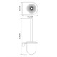 WASSERKRAFT Kammel K-8327WHITE Щетка для унитаза подвесная, белый WASSERKRAFT 8327W - фото 277285