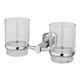 WASSERKRAFT Oder K-3028D Подстаканник двойной, хром WASSERKRAFT 3028D - фото 277298