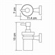 WASSERKRAFT Lippe K-6599 Дозатор для жидкого мыла, хром WASSERKRAFT 6599 - фото 277387