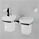 WASSERKRAFT Wern K-2589 Держатель стакана и дозатора, хром WASSERKRAFT 2589 - фото 277456