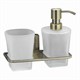 WASSERKRAFT Exter K-5289 Держатель стакана и дозатора, светлая бронза WASSERKRAFT 5289 - фото 277480