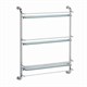 WASSERKRAFT K-2033 Полка стеклянная тройная, хром WASSERKRAFT 2033 - фото 277494