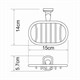 WASSERKRAFT Oder K-3069 Мыльница решетка, хром WASSERKRAFT 3069 - фото 277501