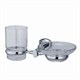 WASSERKRAFT Oder K-3026 Держатель стакана и мыльницы, хром WASSERKRAFT 3026 - фото 277531
