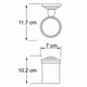WASSERKRAFT Isar K-7328 Подстаканник одинарный, темная бронза WASSERKRAFT 7328 - фото 277543