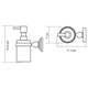 WASSERKRAFT Nau K-7799 Дозатор для жидкого мыла, хром WASSERKRAFT 7799 - фото 277641