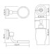 WASSERKRAFT K-24199 Дозатор для жидкого мыла, хром WASSERKRAFT 24199 - фото 277909
