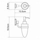 WASSERKRAFT Oder K-3099 Дозатор для жидкого мыла, хром WASSERKRAFT 3099 - фото 277973