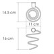 WASSERKRAFT K-1080NICKEL Держатель фена, никель WASSERKRAFT 1080N - фото 278204