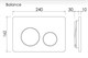 CERAMICA NOVA Комплект Подвесной унитаз FORMA Rimless + Система инсталляции Balance кнопка Circle, хром глянцевый CN3009_121001CH - фото 278314