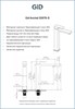 GID Смеситель высокий для раковины Anchel SS979-BM-D SS979BMD черный матовый GID-SS979BMD - фото 278565