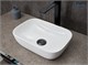 GID Раковина N1334 51237 накладная белая 36x25x11.5 GID-51237 - фото 279034