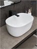 GID Раковина N9302wg 51220 накладная белая матовая / белая графит 45x32x22 GID-51220 - фото 279071