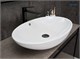 GID Раковина N9007 51207 накладная белая 63.5x41.5x15 GID-51207 - фото 279190