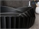 GID Раковина Bm888 53358 накладная черная матовая 60x38.5x13.5 GID-53358 - фото 279338