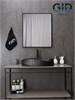 GID Раковина Bm888 53358 накладная черная матовая 60x38.5x13.5 GID-53358 - фото 279340