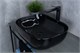 GID Раковина BL1302 53347 накладная черная глянцевая 50x40x14 GID-53347 - фото 279356