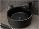 GID Раковина N9130bg 53382 накладная черная графит 41.5x41.5x16.5 GID-53382 - фото 279443