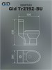 GID Унитаз напольный детский Tr2192-BU 62242Y голубой 50x28.5x53 GID-62242Y