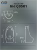 GID Подвесной писсуар Q9501 91105 белый 35x31x70 GID-91105 - фото 280038