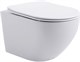 AQUANET Комплект унитаза с инсталляцией Rimless Cetus 2.0 W LX-1901 хром AQUANET-323468 - фото 280386