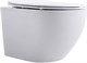 AQUANET Комплект унитаза с инсталляцией Rimless Cetus 2.0 W LX-1901 хром AQUANET-323468 - фото 280387