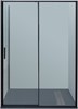 AQUANET Pleasure Evo Душевое ограждение ширина 80 см профиль - черный / стекло - прозрачное AQUANET-AE65-F80-BT - фото 281664
