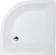 AQUANET Optimal Душевой поддон четверть круга размер 90x90 см, цвет белый AQUANET-293357 - фото 282757