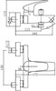 AQUANET Static Смеситель для ванны, цвет черный AQUANET-261822 - фото 282996