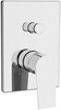 AQUANET Static Смеситель для ванны встраиваемый, цвет хром AQUANET-237448 - фото 283020