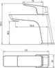 AQUANET Gotic Смеситель для раковины, цвет черный AQUANET-243291 - фото 283066