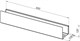 AQUANET Полка Магнум Н 60x12 черная матовая AQUANET-341532 - фото 283560