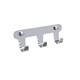 FIXSEN Планка 3 крючка PRACTICA, хром (FX-805-3) FX-805-3 - фото 284305