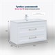 AQUANET Boston New Тумба под раковину напольная / подвесная ширина 100 см, цвет белый AQUANET-347183 - фото 285959