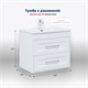 AQUANET Boston New Тумба под раковину напольная / подвесная ширина 70 см, цвет белый AQUANET-339599 - фото 285977