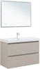 AQUANET Jane (Flat) Тумба под раковину напольная / подвесная ширина 100 см, цвет бежевый AQUANET-343979 - фото 286011