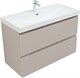 AQUANET Jane (Flat) Тумба под раковину напольная / подвесная ширина 90 см, цвет бежевый AQUANET-343978 - фото 286052