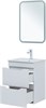 AQUANET Practic Тумба под раковину напольная / подвесная ширина 50 см, цвет белый AQUANET-347914 - фото 286065