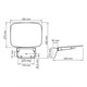 WASSERKRAFT Сиденье для душа, цвет черный WASSERKRAFT SS402 - фото 286392