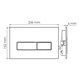 WASSERKRAFT Aller 10TLT.031.ME.MB03 Встраиваемый смывной бачок WASSERKRAFT 10TLT.031.ME.MB03 - фото 286445