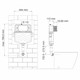 WASSERKRAFT Aller 10TLT.031.ME.MB03 Встраиваемый смывной бачок WASSERKRAFT 10TLT.031.ME.MB03 - фото 286446