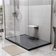 WASSERKRAFT Wiese 84T Душевой поддон прямоугольный искусственный камень размер 120x90 см, серый WASSERKRAFT 84T07 - фото 286453
