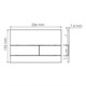 WASSERKRAFT Abens Система инсталляции для унитазов WASSERKRAFT 20TLT.010.ME.BL.WM04 - фото 286615