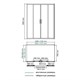 WASSERKRAFT Lippe 45S Душевой уголок прямоугольный размер 170x80 см двери раздвижные профиль - хром / стекло - прозрачное WASSERKRAFT 45S53 - фото 287173