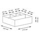 WASSERKRAFT Wern WB-420 Корзина, цвет коричневый WASSERKRAFT WB-420-M - фото 287187