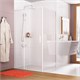 WASSERKRAFT Neime 19P/ Rhin 44S Душевая стенка ширина 100 см распашные, цвет белый WASSERKRAFT 19P10-RP100/44S10-RP100 - фото 287202